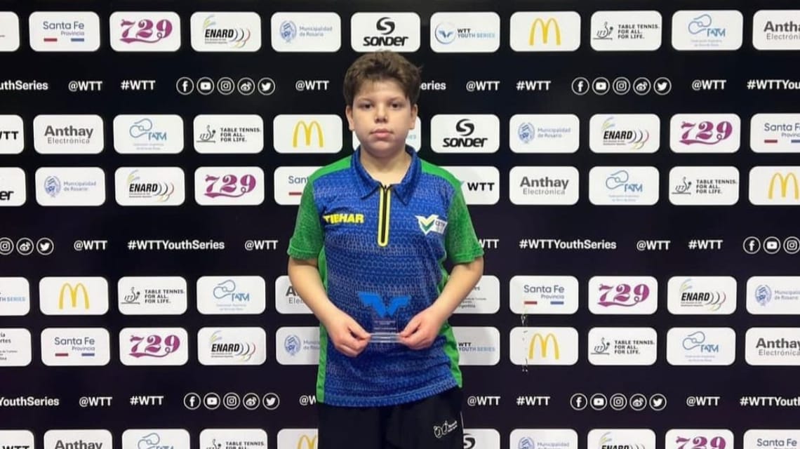 Argemiro Mory Conquista Bronze no WTT Youth Contender em Rosário, Argentina