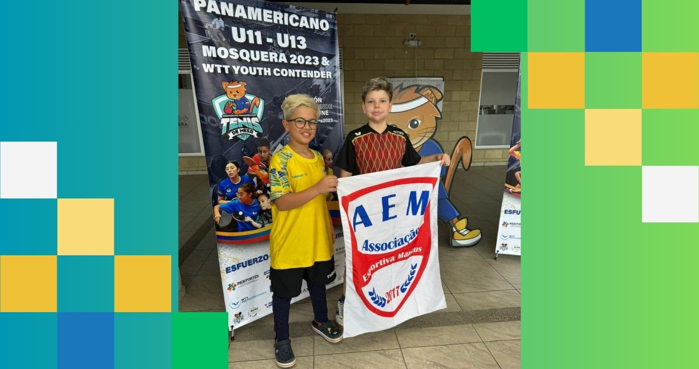 Atletas Argemiro Cândido e Joaquim Rodrigues brilham no Panamericano U11-U13 2023, em Mosquera, Colômbia, pela Seleção Brasileira