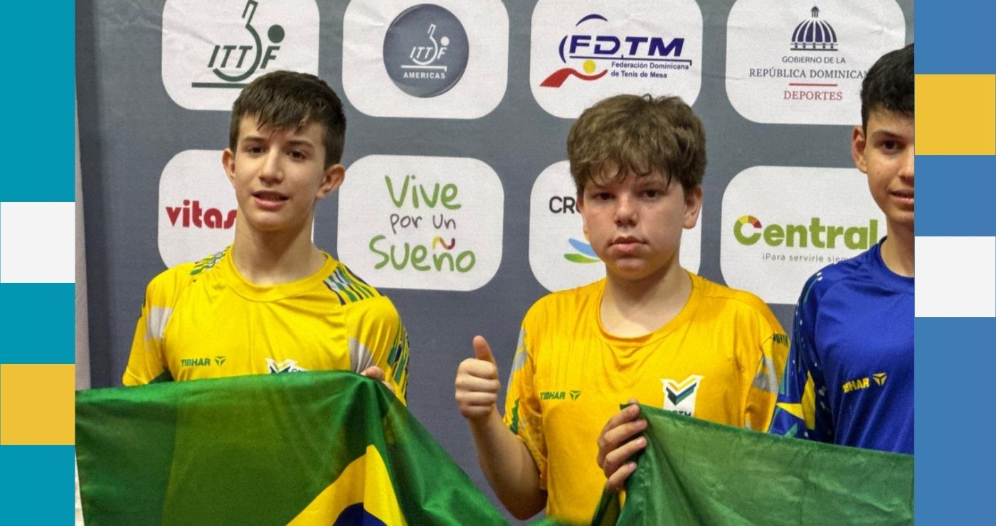 Argemiro Mory faturou duas meralhas para o Brasil no Campeonato Pan-americano Sub-11 e Sub-13