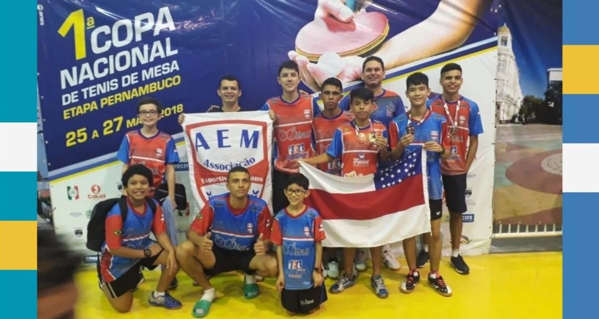 AEM Conquista 2º Lugar no Troféu Eficiência na Copa Nacional de Tênis de Mesa em Pernambuco