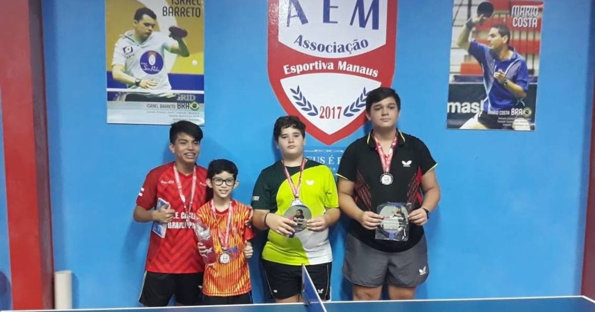 Equilíbrio e Alto Nível Marcam a 3ª Etapa do Circuito Escolar de Tênis de Mesa na AEM