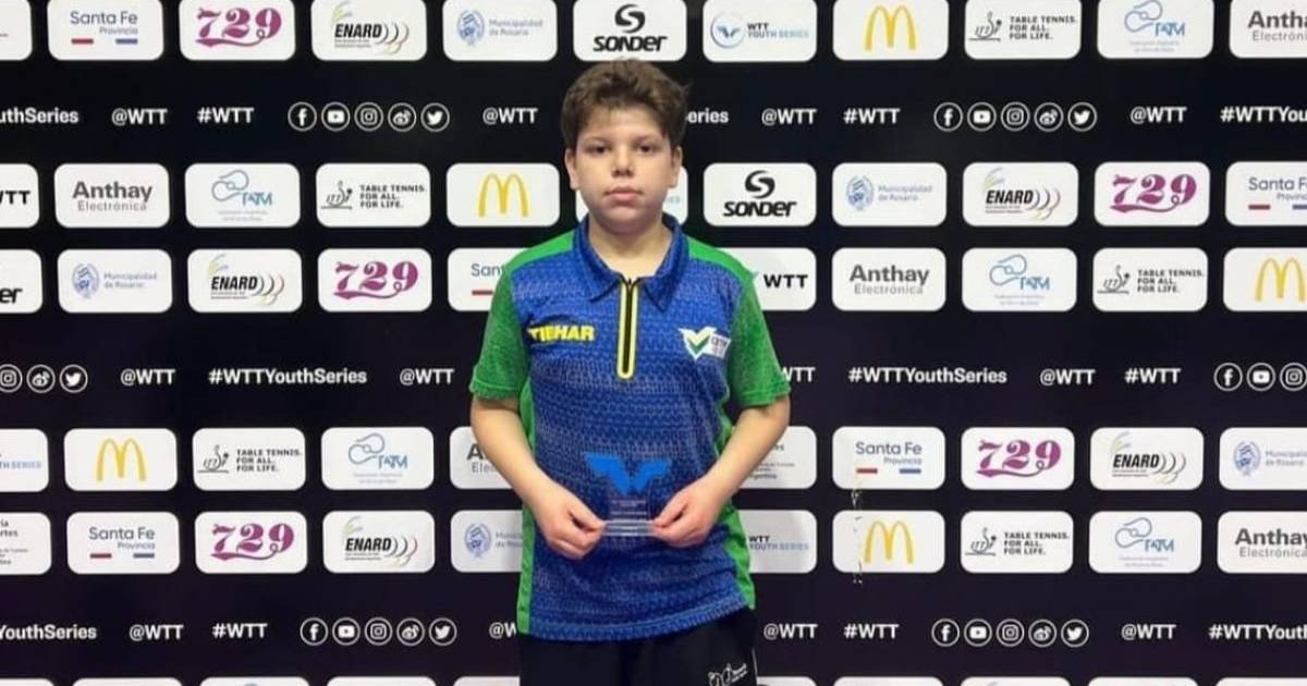 Histórico: Argemiro Mory Conquista Bronze no WTT Youth Contender na Argentina