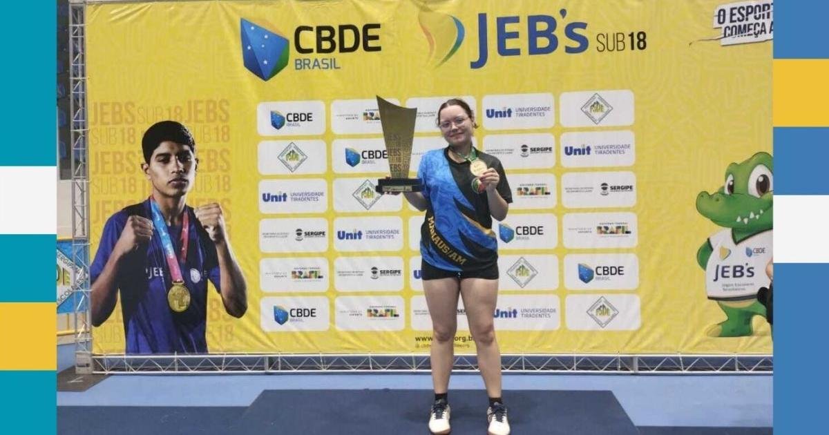 Ouro no individual: Ana Fonseca Conquista o Título da Série Prata no JEBs 2024 